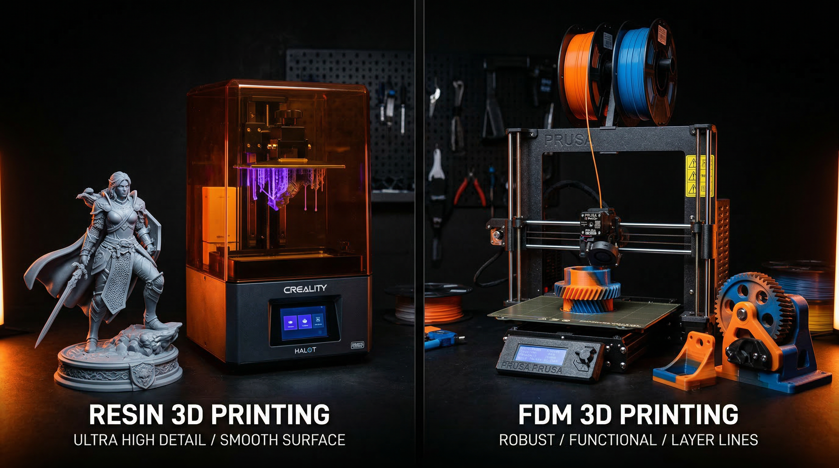 Resin vs FDM 3D Printing